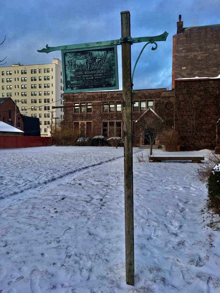 "Destruction of Buffalo" &mdash; unknown artist, c. 1814. Public domain.